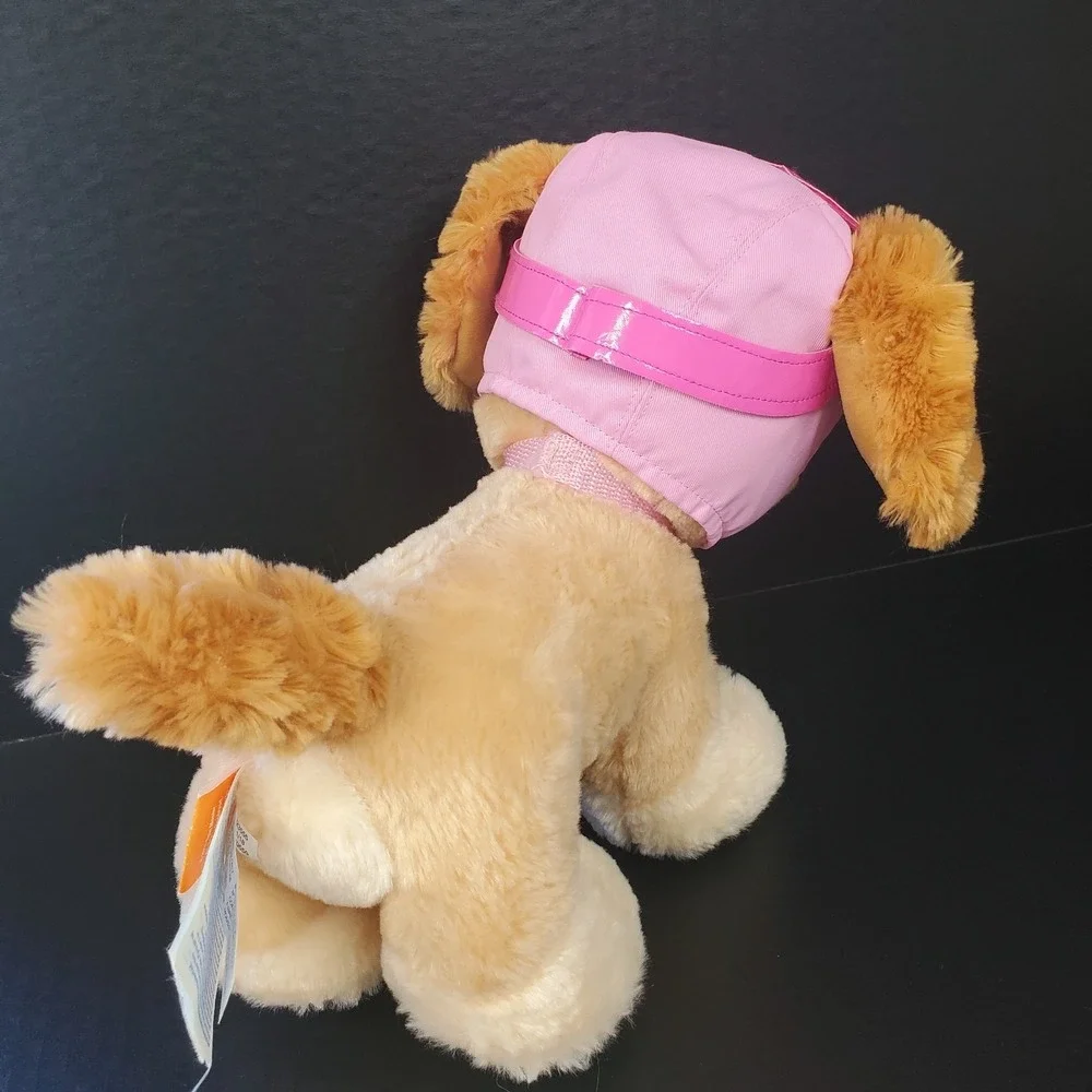 Build a Bear PAW Patrol Skye Nickelodeon Plush Pup Dog with Pink Hat Goggles 12